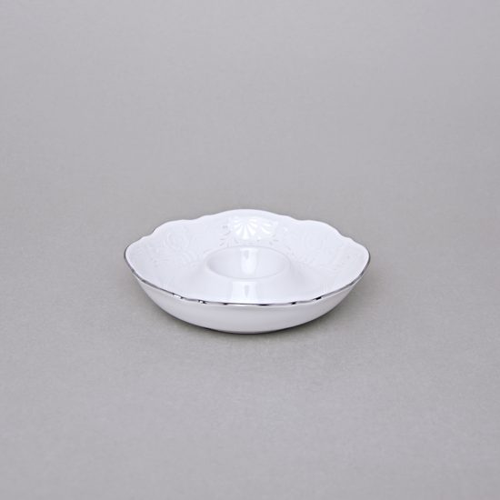 Egg cup/plate 12,5 cm, Thun 1794, BERNADOTTE frost