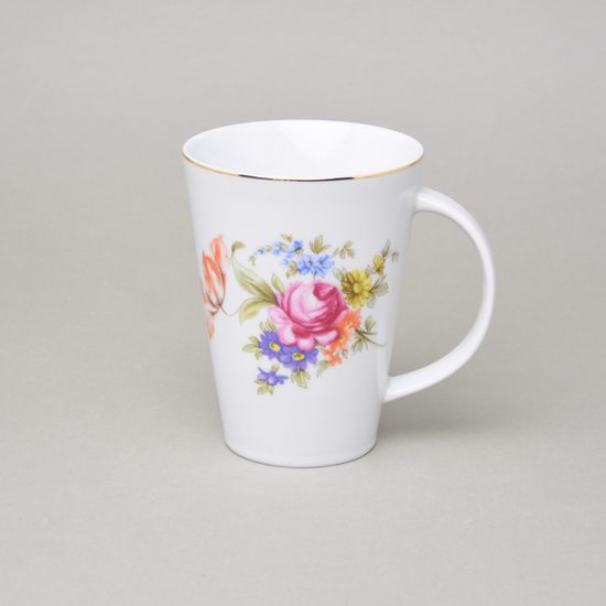 Hrnek Monza 0,35 l, míšeňská růže, Český porcelán a.s.