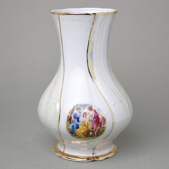 The Three Graces: Vase 23 cm, Thun 1794 Carlsbad porcelain, BERNADOTTE