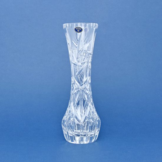 Crystal Hand Cut Vase, 280 mm, Crystal BOHEMIA