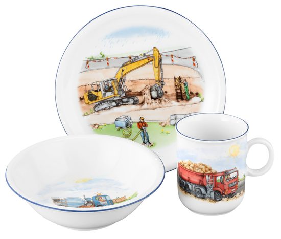 Little builder: Childres set 3 pcs., Compact 25285, Seltmann porcelain