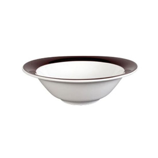 Bowl round 16 cm, Trio 23602 Dark Chocolate, Seltmann Porcelain