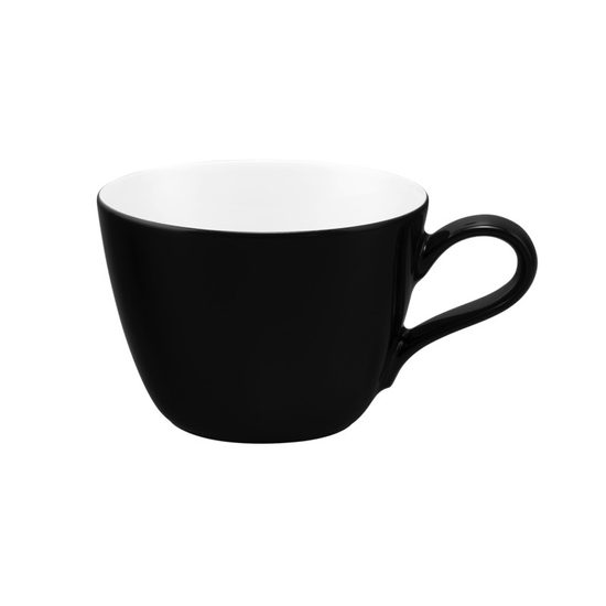 Cup coffee 0,24 l, Glamorous Black 25677, Seltmann Porcelain