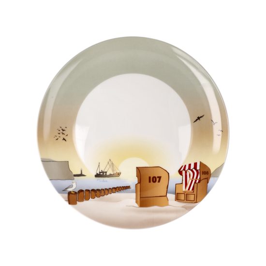 Plate Sunset Mood 23 cm, fine bone china, Scandic home, Goebel