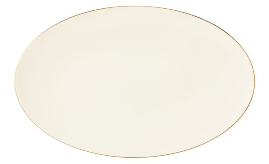 Platter oval 40x 25,5 cm, MEDINA zlato, Porcelán SELTMANN