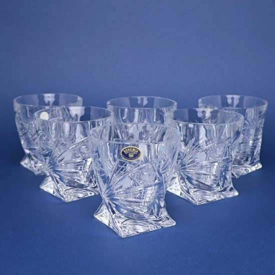 Quadro - Comet, whiskey set 340 ml, 6 pcs., Crystalite Bohemia