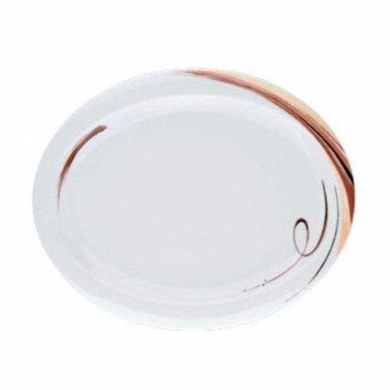 Plate flat oval 29 cm, Top Life 23434 Aruba, Seltmann Porcelain