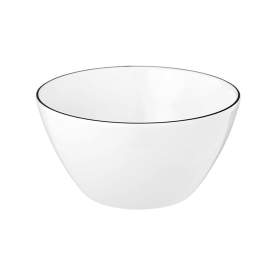 Miska 15 cm vysoká (musli), Lido Black Line, Porcelán Seltmann