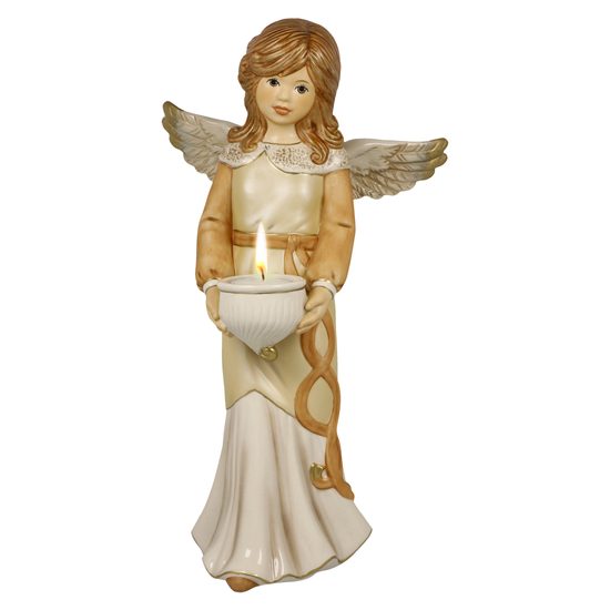Anděl Kouzlo Vánoc 19 / 15 / 33 cm, kamenina, Goebel
