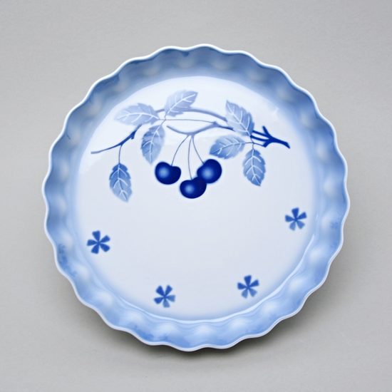 Mísa zapékací koláčová 26 x 4 cm, Thun 1794, karlovarský porcelán, BLUE CHERRY