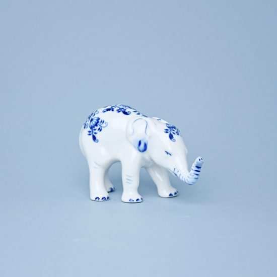 Little Elephant 11 x 7 cm, Original Blue Onion Pattern