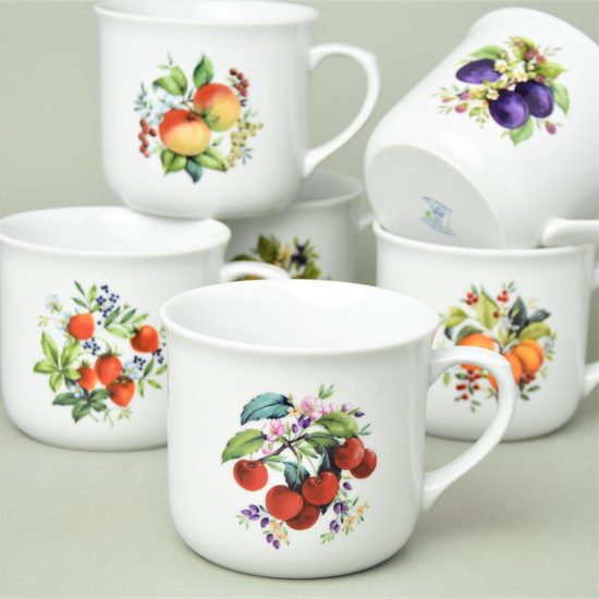 Mug Warmer 0,65 l, Fruits, 6 pcs. set, Český porcelán a.s.