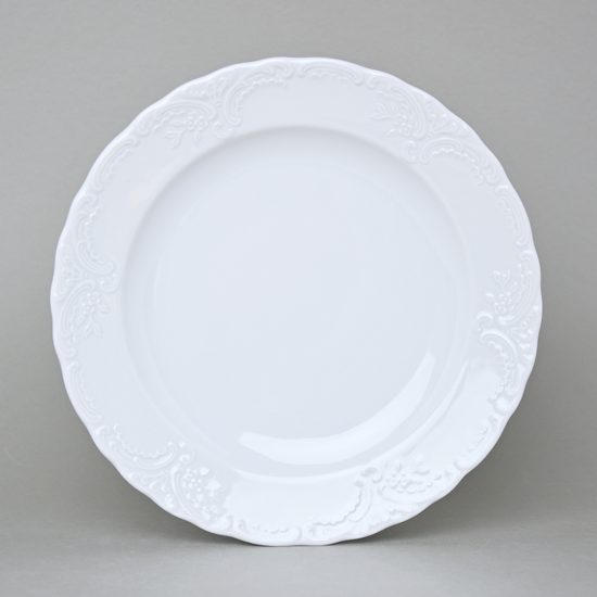 Plate dining 24 cm, Opera white, Cesky porcelan a.s.