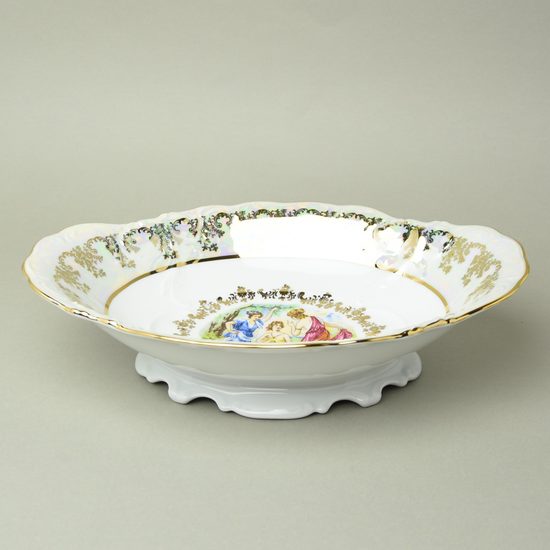 Bread / fruit basket 33 cm, The Three graces, QueensCrown porcelain