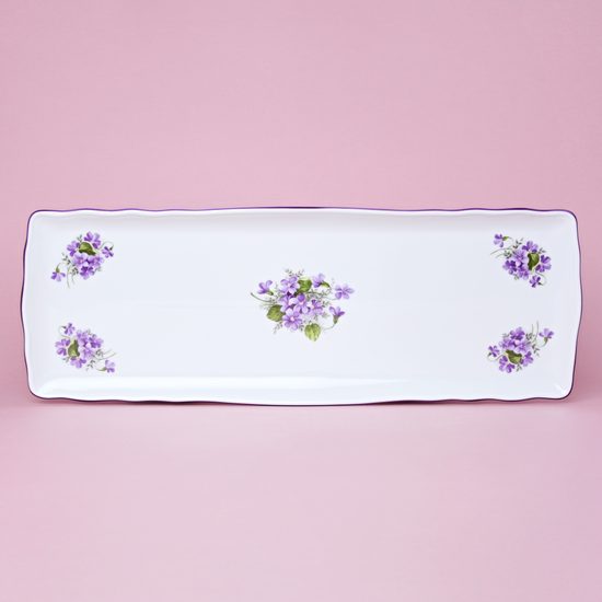 Tray 45 x 16 cm, Violet, Cesky porcelan a.s.