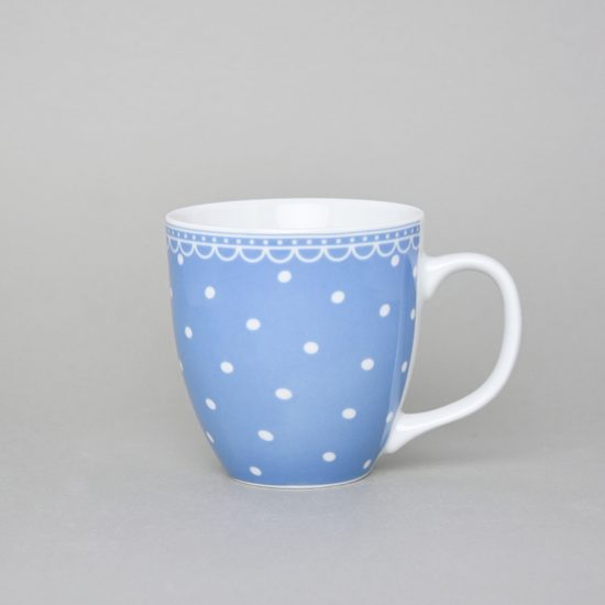 Mug 151, 0,42 l, Tom 30357a0 blue, Thun 1794 Carlsbad porcelain
