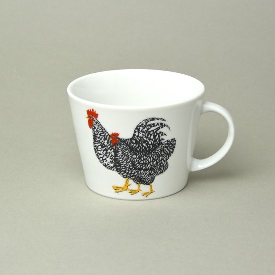 Breakfast / soup cup 380 ml, Two hens, Thun 1794 a.s.