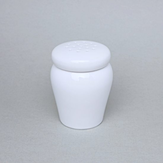 Dóza na moučkový cukr - sypátko 200 ml 10 cm, bílá, Český porcelán a.s.