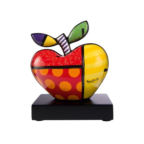 Figurine Romero Britto - Big Apple, 14 / 11 / 17 cm, Porcelain, Goebel