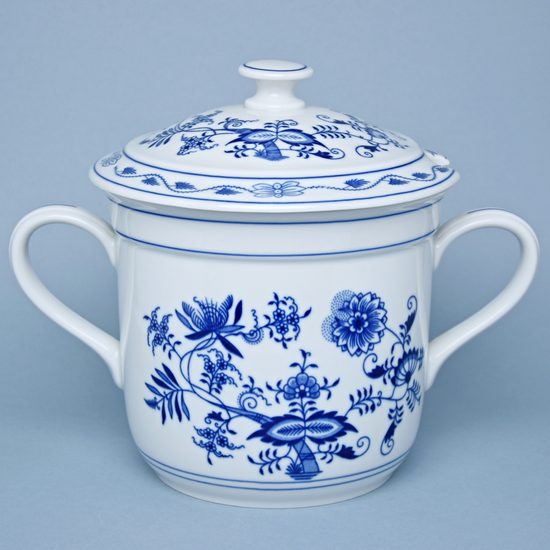 Mug "Cesky" w/2 handles and lid 3 l, Original Blue Onion pattern