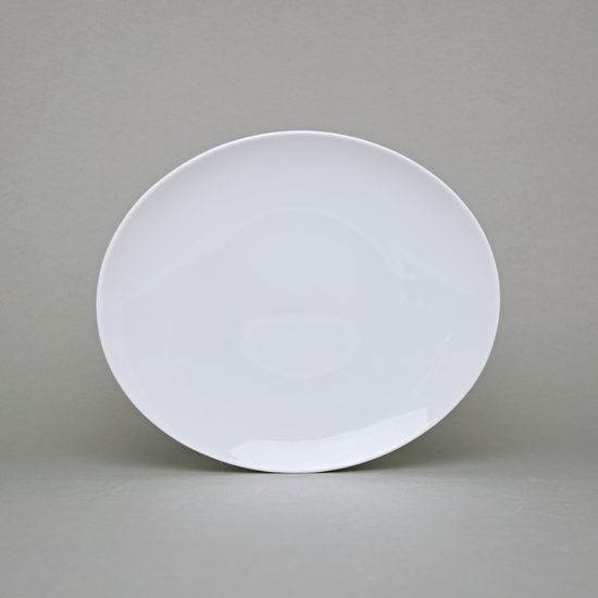 Plate dessert 21 cm, Thun 1794 Carlsbad porcelain, Loos white