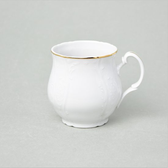 Mug Jonas 310 ml, Thun 1794 Carlsbad porcelain, BERNADOTTE gold line