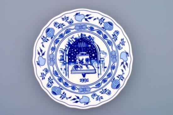 Annual plate 1991 19 cm, Original Blue Onion Pattern