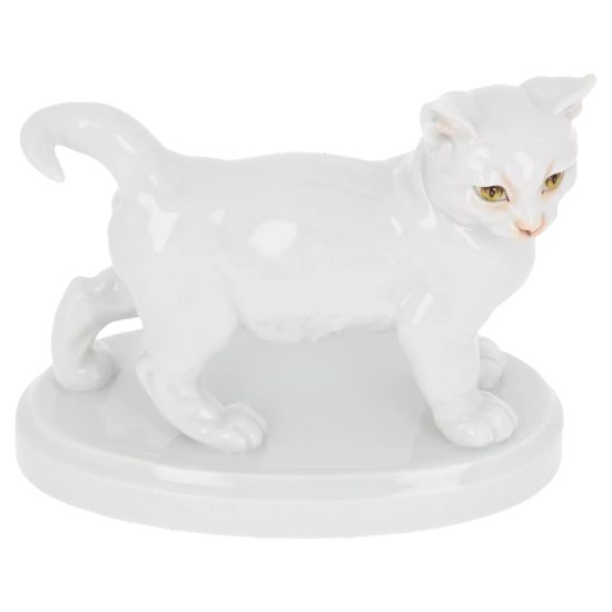Cat11 x 13,5 x 7,5 cm, Meissen porcelain figures