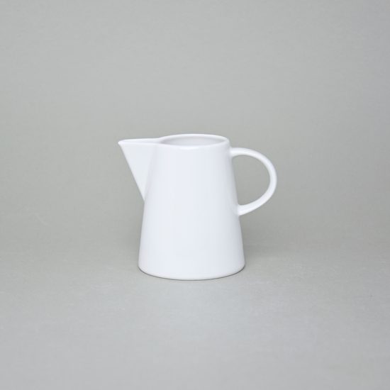 Mlékovka 0,25 l, Thun 1794, karlovarský porcelán, TOM bílý, nedekorovaný