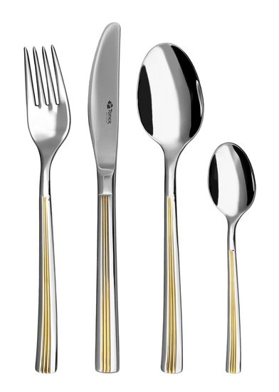 Cutlery set 24 pcs. Julie gold, Toner cutlery