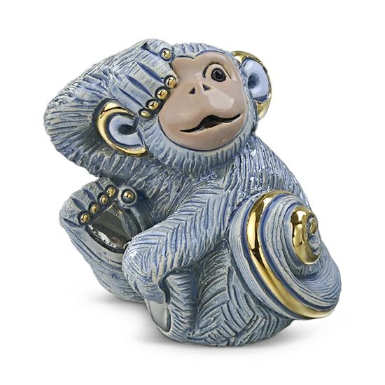 De Rosa - Baby Monkey, 6 x 5 x 8 cm, Ceramic figure, De Rosa Montevideo