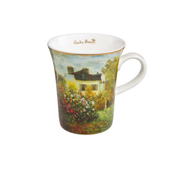 Hrnek Monetův dům, 0,4 l, jemný kostní porcelán, C. Monet, Goebel