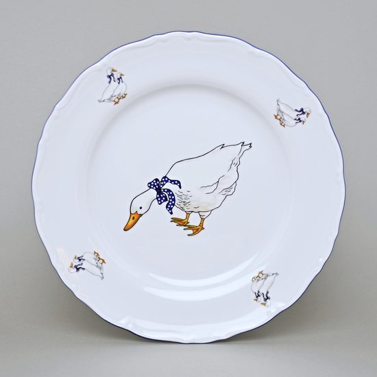 Plate dining 25 cm, Ophelia goose, Thun 1794