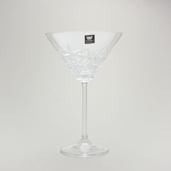 Graffiti Martini sklenka 280 ml, FMF Bohemia, Bohemia Crystalite