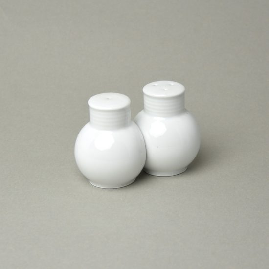 Salt and pepper shakers, Thun 1794, Catrin white