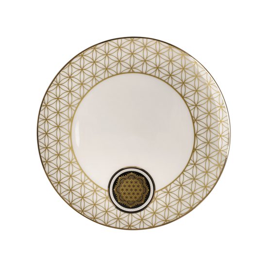 Plate Yin Yang white 23 / 23 / 2cm, Fine Bone China, Goebel