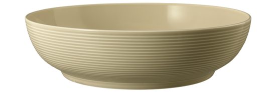 Beat sand-beige color glaze: Bowl 25 cm, Seltmann porcelain