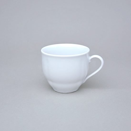 Verona bílá se spodní značkou: Šálek vysoký 190 ml, G. Benedikt 1882