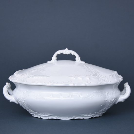 Soup tureen 2 l, Opera white, Český porcelán a.s.