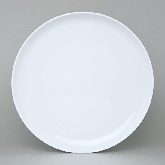 Plate flat 26 cm, Thun 1794 Carlsbad porcelain, TOM white