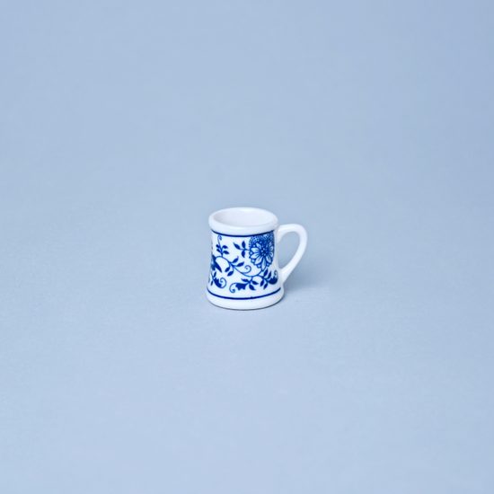 Beer mug mini 3 cm, Original Blue Onion Pattern