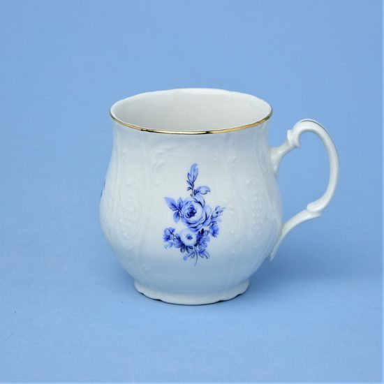 Mug Jonáš 310 ml, Thun 1794 Carlsbad porcelain, BERNADOTTE blue rose