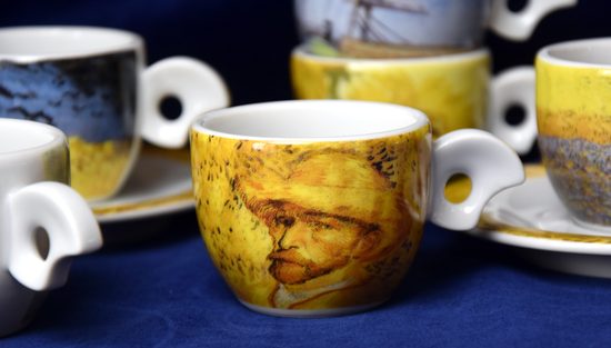 Van Gogh: Cup 70 ml and saucer 12,5 cm Dova, 1 pcs., Thun 1794, karlovarský porcelán