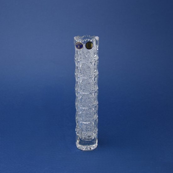 Váza váleček 23 cm, brus Maia, Bohemia Crystal