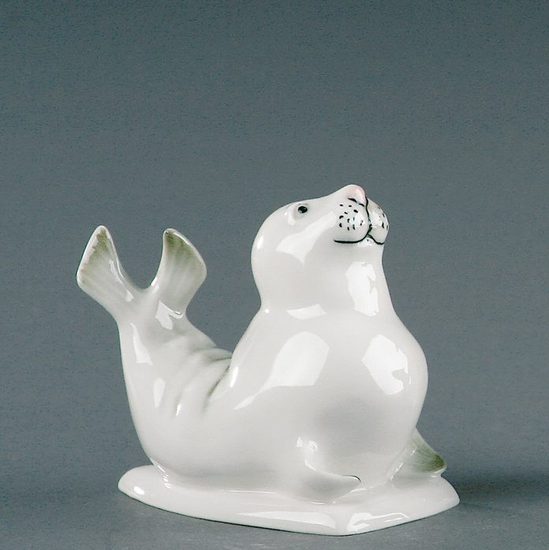 Seal 6,5 x 4,5 x 6,5 cm, Kati Zorn, Unterweissbacher porcelain