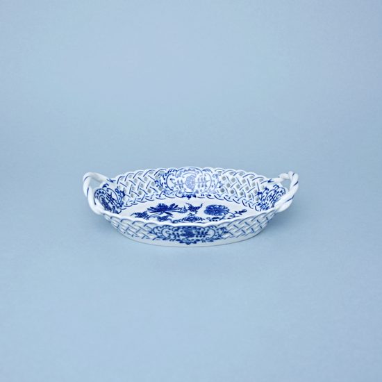 Basket perforated 18,5 cm, Original Blue Onion Pattern