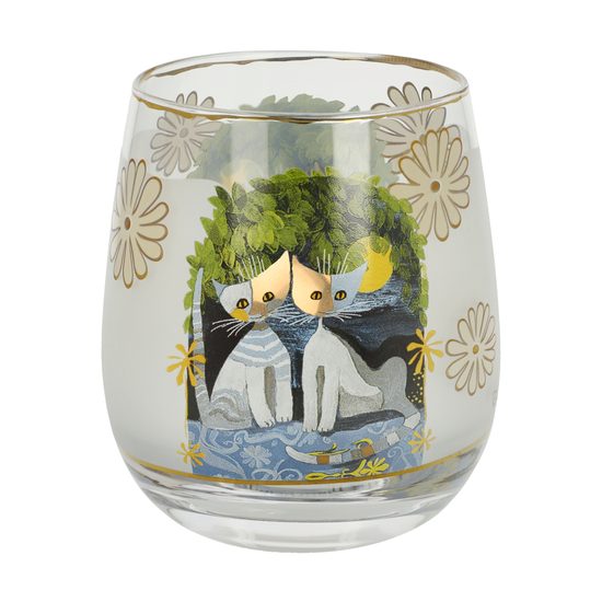 Wind light Al Chiaro di Luna 8.5 / 8.5 / 9.5cm, Glass, Cats Goebel R. Wachtmeister
