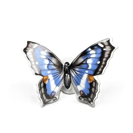 Batolec duhový (figurka motýla) 7,8 x 6 x 3,8 cm, figurky Porzellanmanufaktur Scheibe-Alsbach