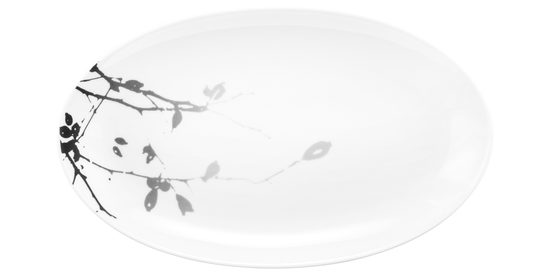 Liberty 65223: Platter oval 24 x 14,5 cm, Seltmann porcelain, Dark Rose Hip