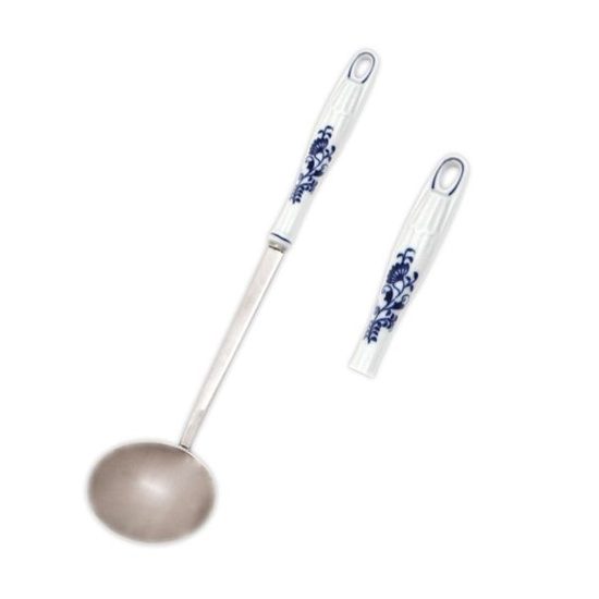 Ladle 85 mm hanging - embossed, length 38 cm, Original Blue Onion pattern